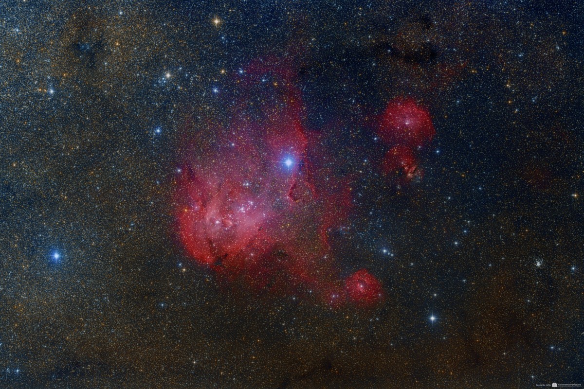 IC 2944 Running Chicken Nebula