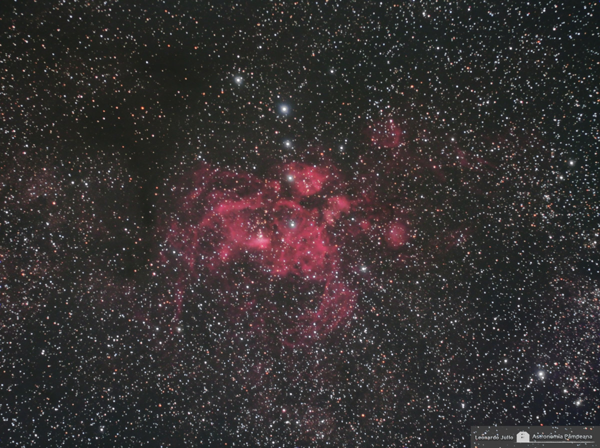 NGC 6357 The War and Peace Nebula or Lobster Nebula