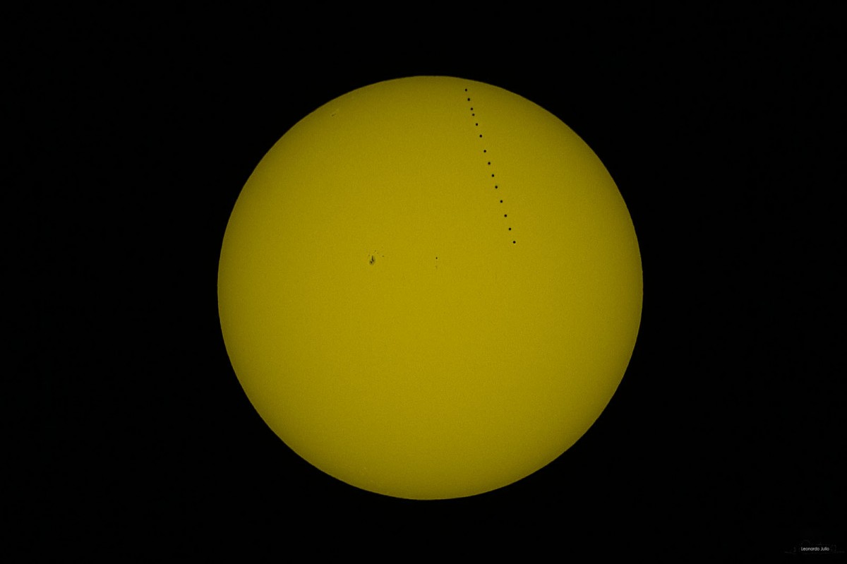 Mercury Transit And Spot 2542, 2543