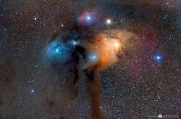 IC 4604 Rho Ophiuchi Nebula