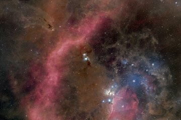 Bucle de Barnard and Horse Head nebula
